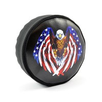 FASTRAX - SCALE EAGLE SPARE TYRE COVER (DIA 125MM/TRX4) FAST2377E