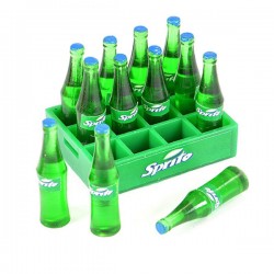 FASTRAX - CAISSE A BOISSONS A L'ECHELLE AVEC BOUTEILLES SPRITE FAST2352C