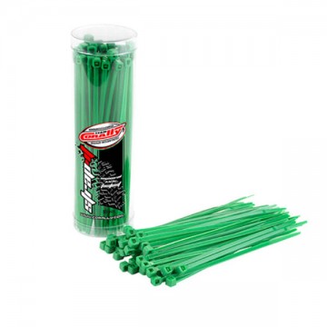 TEAM CORALLY - CABLE TIE RAPS GREEN 2.5X100MM 50 PCS C-50502