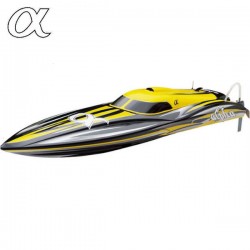 JOYSWAY - ALPHA BRUSHLESS YELLOW ARTR RACING BOAT W/O BATT/CHRGR JY8901Y