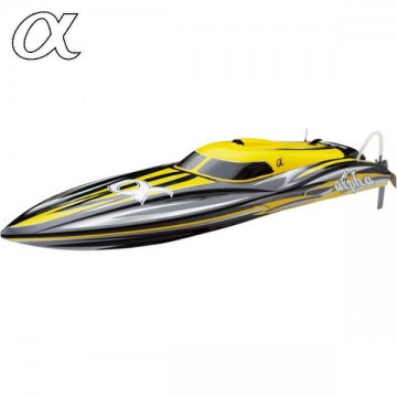 JOYSWAY - ALPHA BRUSHLESS YELLOW ARTR RACING BOAT W/O BATT/CHRGR JY8901Y