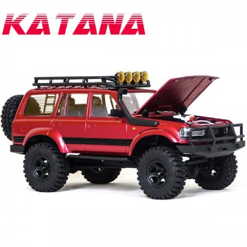 ROCHOBBY - 1/18 KATANA RTR SCALE CRAWLER W/HARD BODY RED ROC003RTR