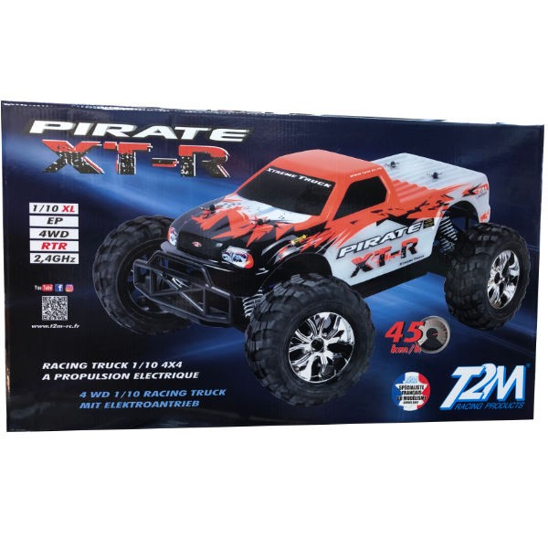 T4967T2M Buggy 1/10 XL thermique Pirate Rush 4WD RTR