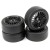 ABSIMA - WHEEL SET ONROAD "20 SPOKE / SLICK" BLACK 1:10 (4 PCS) 2510001