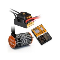 COMBO BRUSHLESS 1/8 150AMP WP + MOTEUR 4P. 4268 1900KV +CARTE DE PROG