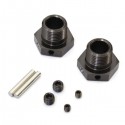 KYOSHO - WHEEL HUB INFERNO MP9-MP10 GUN METAL (2) IFW625