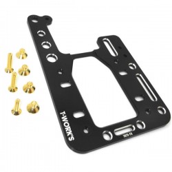 T-WORK'S - ALUM. ONE PIECE ENGINE MOUNT PLATE FOR KYOSHO MP10 TO-254-MP10