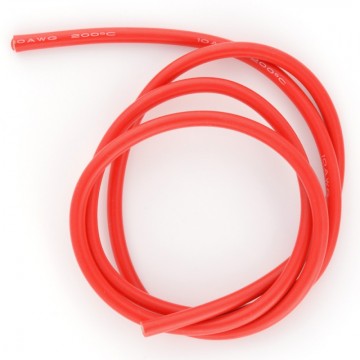 BEEZ2B - 10AWG (5,27MM²) SILICONE WIRE RED - 1M BEEC3010R