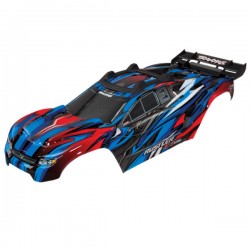 TRAXXAS - CARROSSERIE RUSTLER 4X4 VXL PEINTE ET DECOREE BLEUE 6717A