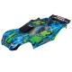 TRAXXAS - CARROSSERIE RUSTLER 4X4 VXL PEINTE ET DECOREE VERTE 6717G