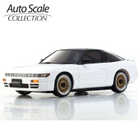 KYOSHO - AUTOSCALE MINI-Z NISSAN SILEIGHTY WHITE & BLACK (MA020) MZP434WB