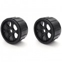 KYOSHO - WHEEL PSYCHO KRUISER VE 2.0 (2) BLACK ISH112BK