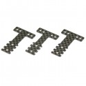 KYOSHO - CARBON REAR SUSPENSION PLATE SET MINI-Z MR03 RM-HM (3) - SOFT MZW404S