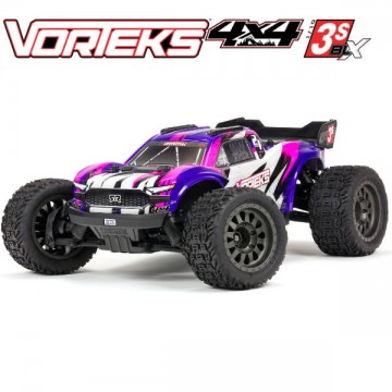 ARRMA - VORTEKS 4X4 3S BLX 1/10TH STADIUM TRUCK (PURPLE) ARA4305V3T2