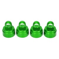 BOUCHONS D’AMORTISSEURS ALU ANODISE VERT (4)