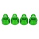 TRAXXAS - SHOCK CAPS ALUMINUM GREEN-ANODIZED (4) (FITS ALL ULTRA SHOCKS) 3767G