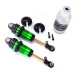 TRAXXAS - COMPLETE GTR LONG SHOCKS W/TI-NITRIDE SHAFTS (GREEN) (2) 7461G