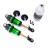 TRAXXAS - COMPLETE GTR LONG SHOCKS W/TI-NITRIDE SHAFTS (GREEN) (2) 7461G