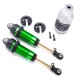 TRAXXAS - COMPLETE GTR XX LONG SHOCKS W/TI-NITRIDE SHAFTS (GREEN) (2) 7462G