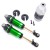 TRAXXAS - COMPLETE GTR XX LONG SHOCKS W/TI-NITRIDE SHAFTS (GREEN) (2) 7462G