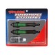 TRAXXAS - AMORTISSEURS XX LONG GTR ALU ANODISES VERT SANS RESSORTS (2) 7462G