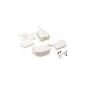 BOITIER RECEPTEUR & BATTERIE KYOSHO INFERNO MP9-MP10 - BLANC