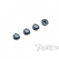 T-Work's Ecrous de Roues Borgnes ø17mm (x4) gris TO-306G