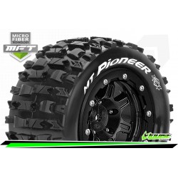 Louise RC - MFT - MT-PIONEER - Maxx Tire Set - Mounted - Sport - Black 3.8 Bead-Lock