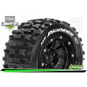 Louise RC - MFT - MT-PIONEER - Maxx Tire Set - Mounted - Sport - Black 3.8 Bead-Lock