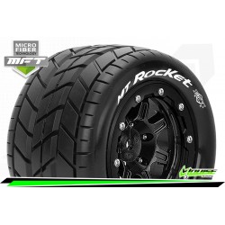 Louise RC - MFT - MT-ROCKET - Maxx Tire Set - Mounted - Sport - Black 3.8 Bead-Lock