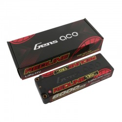 GENS ACE BATTERIE LIPO 2S HV 7.6V-6000-130C(5MM) 139X47X23MM 275G