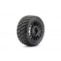 JETKO Pneus Extreme Buggy 1:8 Rockform toiles sur jantes noires JK1503RB