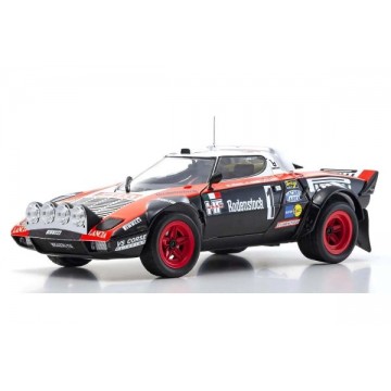 Kyosho 1:18 Lancia Stratos HF Pirelli W.Rohrl Hunsruck 1978 Nr.1