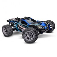 RUSTLER 4X4 BRUSHLESS 2S + HD PARTS BLEU