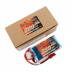 Gens ace Batterie LiPo 2S 7.4V-800-45C (JST) 56x29x15mm 47g