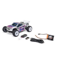 1/28 Micro-T 2S 2WD RTR Stadium Truck (Battery & Charger Included), Silver