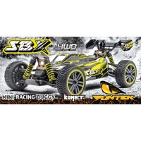 Funtek SBX Buggy 1/12eme XL Jaune / noir
