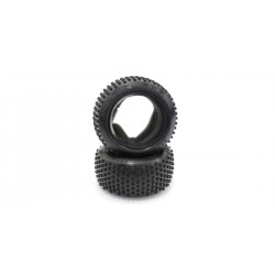 Pneus 50x83x36mm Kyosho Turbo Optima (2) Medium - Block type