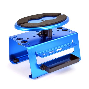 FASTRAX DELUXE ALUM LOCKING ROTATING MAINTENANCE STAND - BLUE
