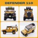 FMS 1/10 Land Rover Defender 110 FCX10 Scaler ARTR kit (RS) - Yellow