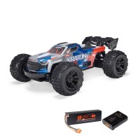 1/16 MINI KRATON 3S DSC 4X4 RTR Brushless Speed Truck (Batterie & chargeur inclus), Rouge/Bleu