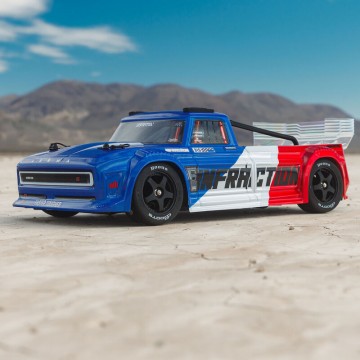 1/8 INFRACTION 223S DSC 4X4 RTR Brushless All-Road Street Bash Truck, Blue/Red