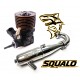 Picco Squalo DLC Buggy .21 Céramique + Ligne Picco 2166 Inline