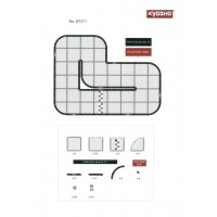 Kyosho Mini-Z Carpet Track 50 Basic Set (40pcs - 50x50)