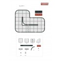 Kyosho Mini-Z Carpet Track 50 Basic Set (40pcs - 50x50)
