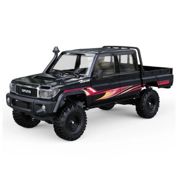 UDI RC TOYOTA LAND CRUISER RTR 1/18 DOUBLE CAB B/LESS BLACK