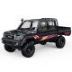 UDI RC TOYOTA LAND CRUISER RTR 1/18 DOUBLE CAB B/LESS BLACK
