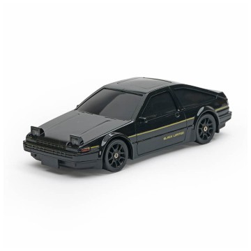E-ZEE RC 1/43 LIGHTING TRUENO 4WD DRIFT CAR WITH GYRO - BLACK