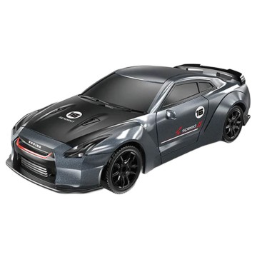 E-ZEE RC 1/43 LIGHTING GTR 4WD DRIFT CAR w/GYRO - SILVER