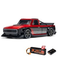 ARRMA 1/12 INFRACTION GROM 3S 4X4 Ready-To-Run Brushless All-Road Street Bash (Battery & Charger Included), Red/Black
